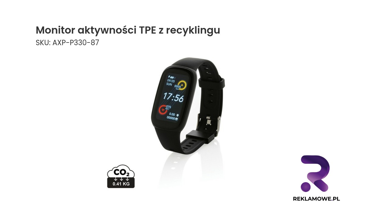 Monitor aktywności wykonany z recyklowanego TPE