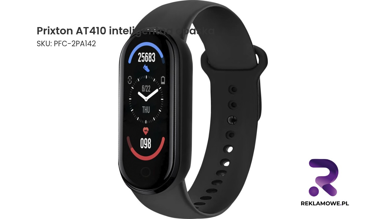 Prixton AT410 inteligentna opaska Prixton AT410 inteligentna opaska do monitorowania aktywności