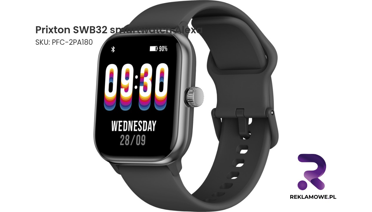 Smartwatch Prixton SWB32 z Alexa na zdjęciu