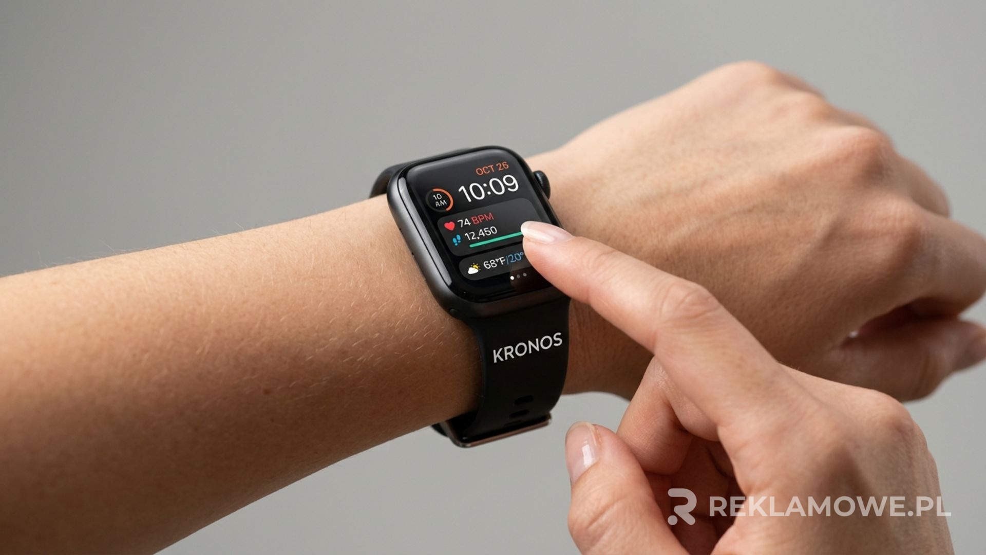 Smartwatch reklamowy wykorzystywany w różnych branżach