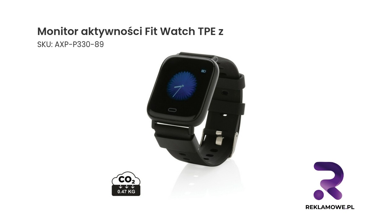 Monitor aktywności Fit Watch TPE z – nowoczesny zegarek fitness do monitorowania aktywności