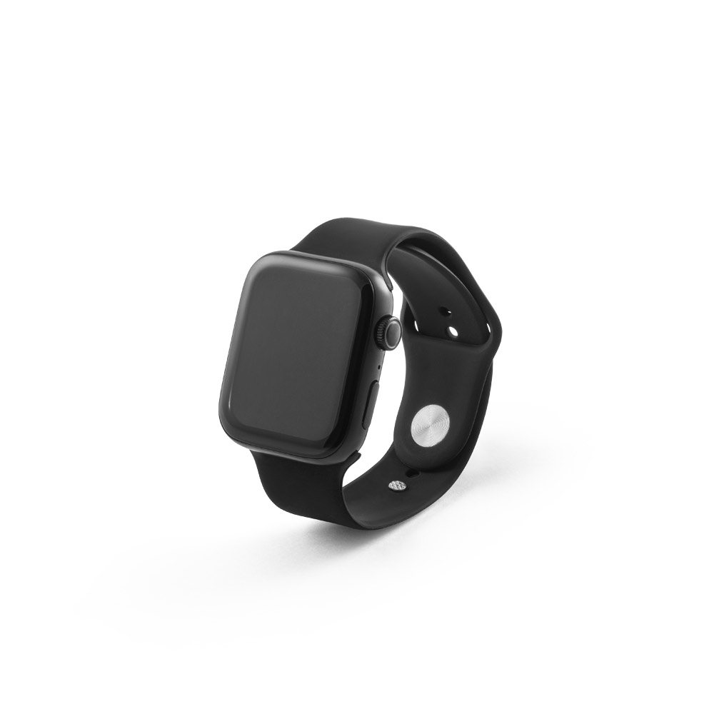 WILES. Smartwatch z ekranem 1.85”, IPX4, 3-dniową żywotnością baterii i silikonowym paskiem 97136_set