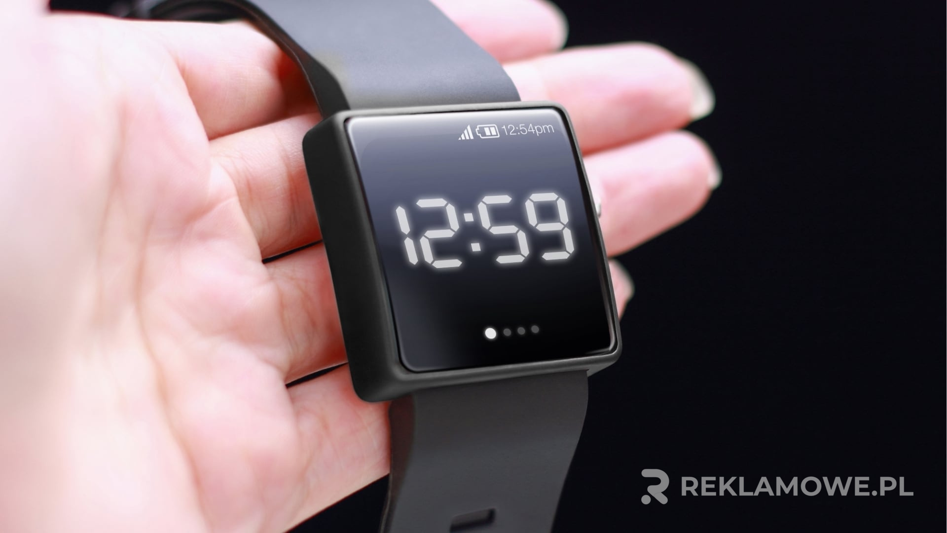 Smartwatch używany w promocji