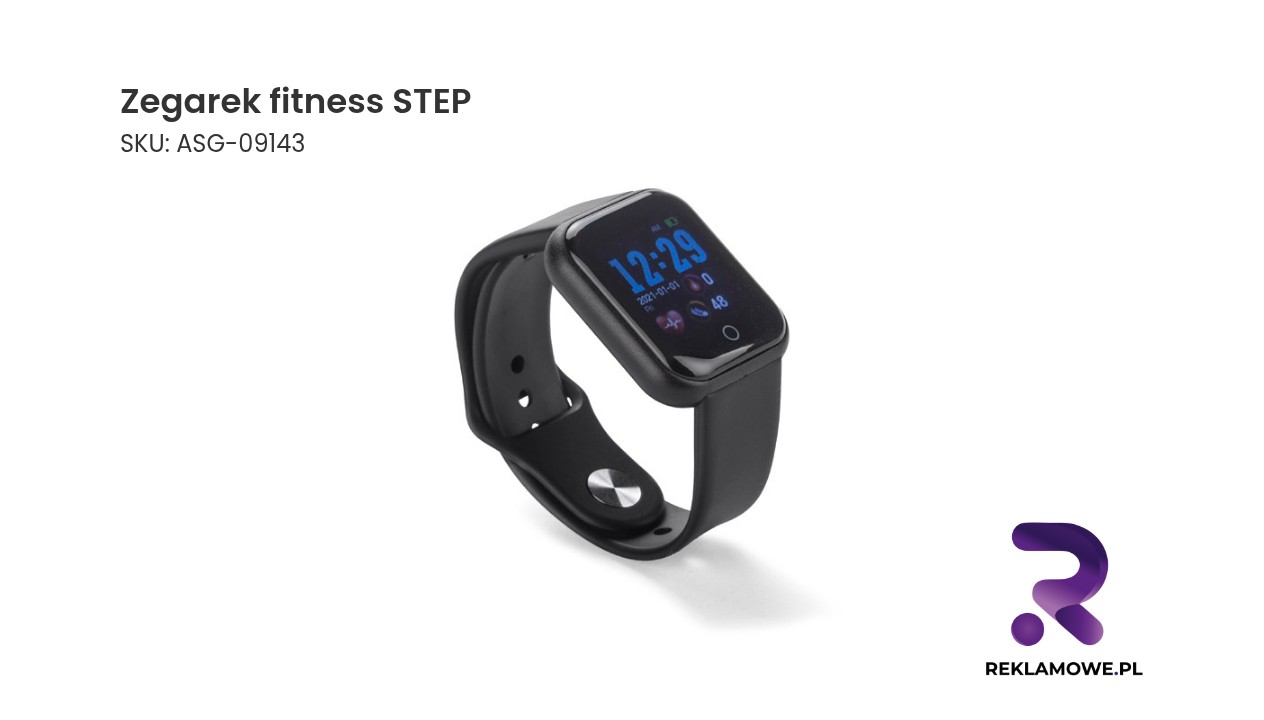Zegarek fitness STEP – nowoczesny smartwatch sportowy do monitorowania aktywności